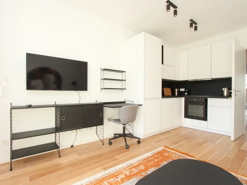 Furnished 2-Room Apartment with Terrace and Loggia