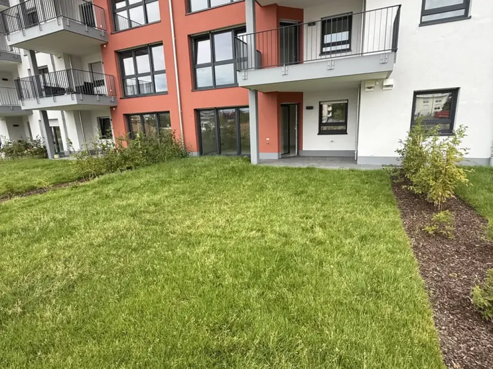 "Neubauliebe" in Dietzenbach - 3-Zimmer-Erdgeschosswohnung mit eigenen Gartenanteil.