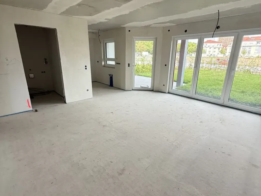 "Neubauliebe" in Dietzenbach - 3-Zimmer-Erdgeschosswohnung mit eigenen Gartenanteil.