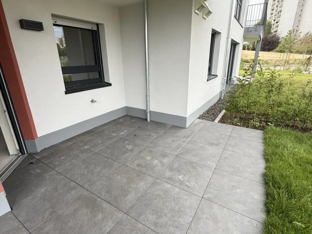 "Neubauliebe" in Dietzenbach - 3-Zimmer-Erdgeschosswohnung mit eigenen Gartenanteil.