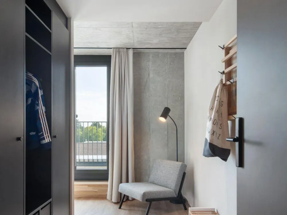 Neon Wood Student Housing in Berlin Adlershof - Deluxe Superior Balcony