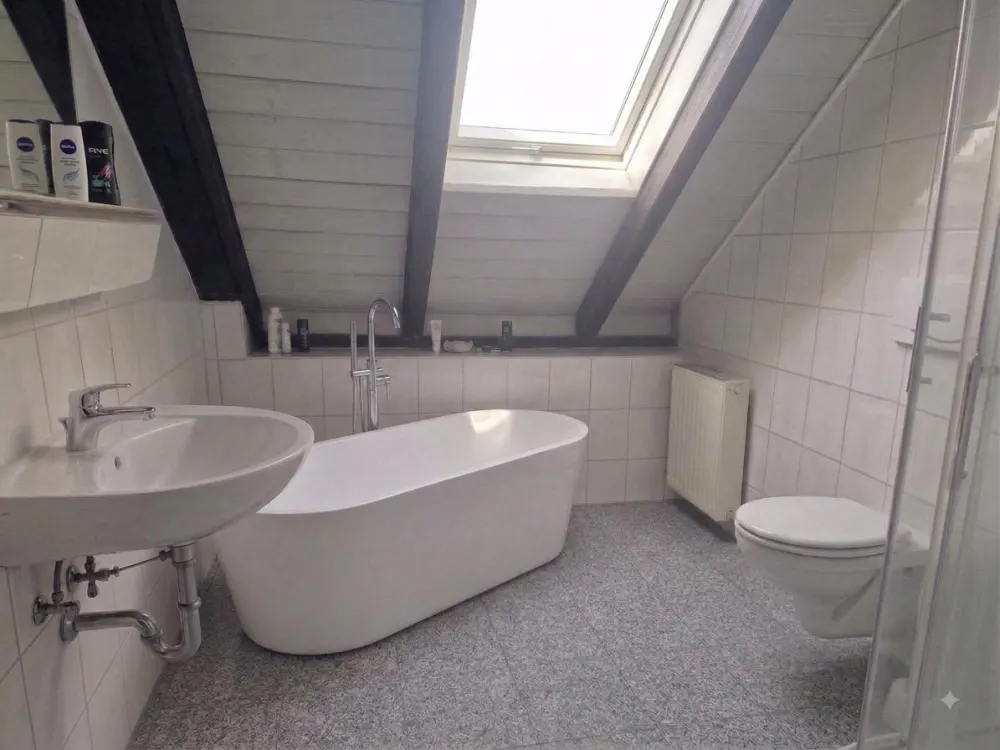 TELGTE: Maisonette Apartment, Home Office, Fireplace, South Balcony