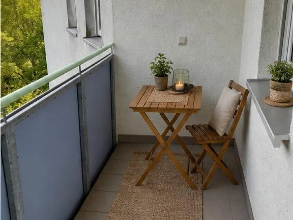 Helle 1-Zi-Wohnung mit Balkon & Blick ins Grüne in Hanau-Wolfgang