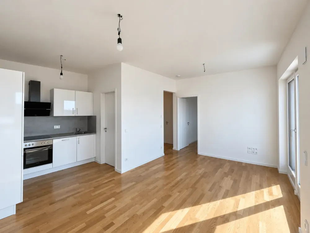NEUBAU AM NEUEN PARK | Ihr Platz über den Dächern: 2-Raum-Wohnung mit Dachterrasse