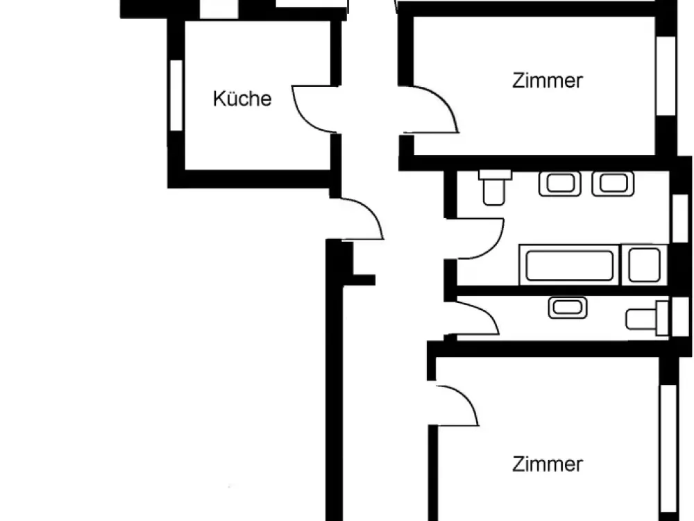 Gepflegte 4-Zimmer-Erdgeschoss-Wohnung mit Terrasse in Schwabing-West