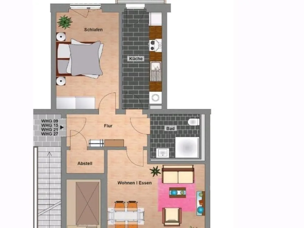 2 Raum Wohnung in Pirna - Nachmieter gesucht