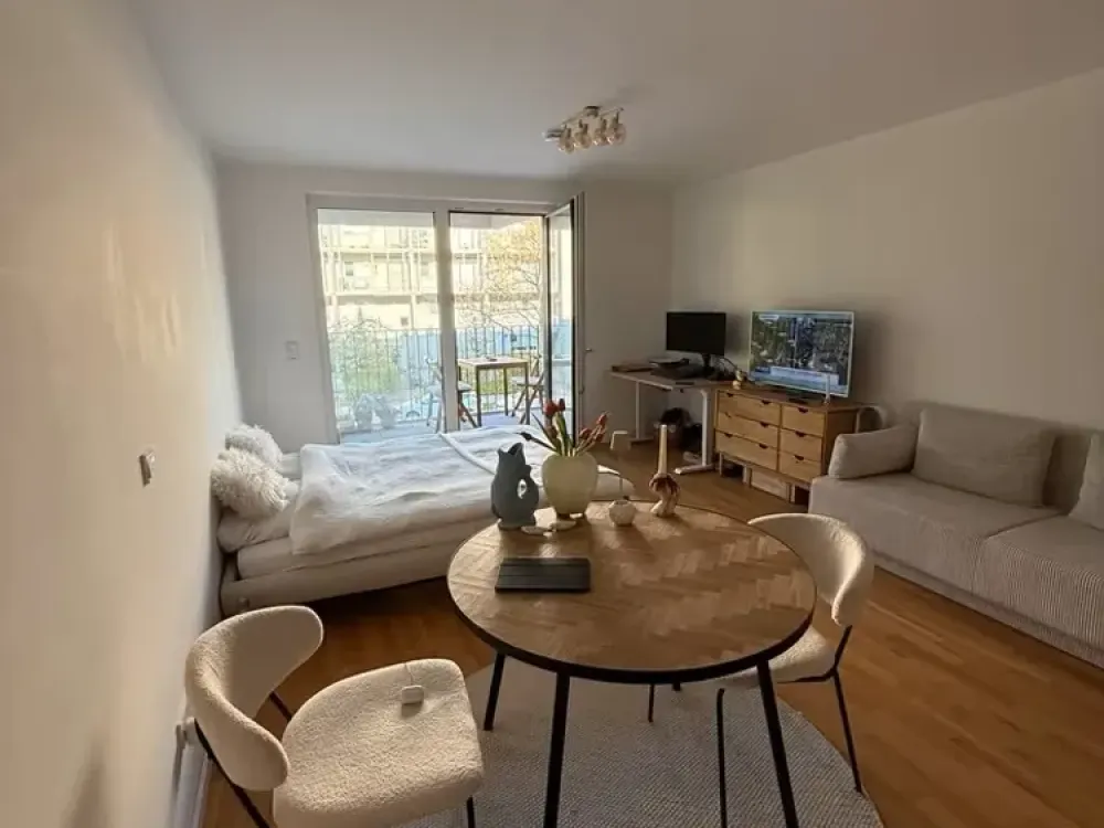 Helle 1-Zimmer-Wohnung mit Balkon | Neubau | Obersendling