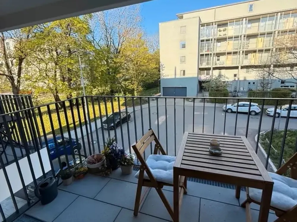 Helle 1-Zimmer-Wohnung mit Balkon | Neubau | Obersendling