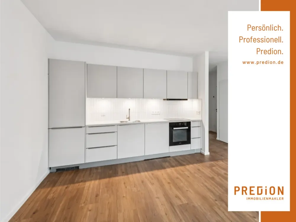 Attractive 2-Room Apartment with Built-in Kitchen and Balcony in the Exclusive New Development Deiker Höfe!