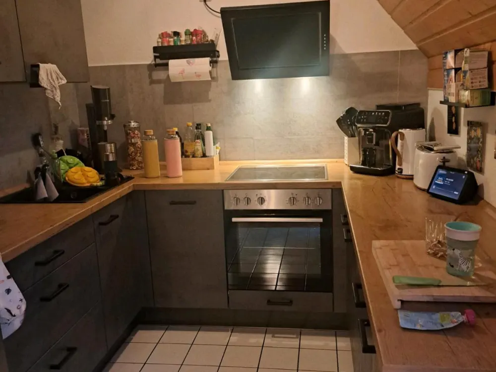 3 Zimmer Maisonette Wohnung mit EBK, Balkon und Tiefgarage