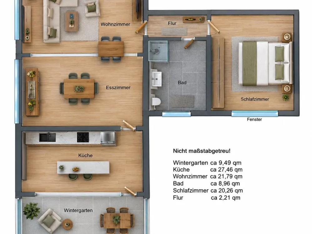 3 Zimmer Wohnung in Neuenheerse zu vermieten