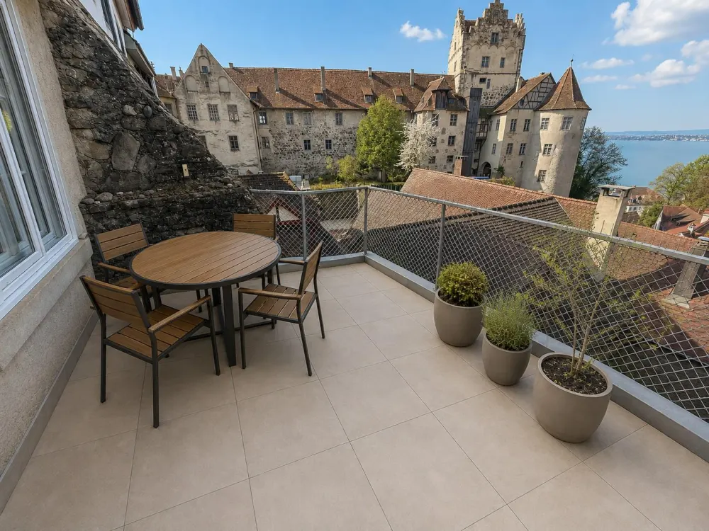 Atemberaubende Burg- und Seesicht - 155m² große Wohnung in Meersburg