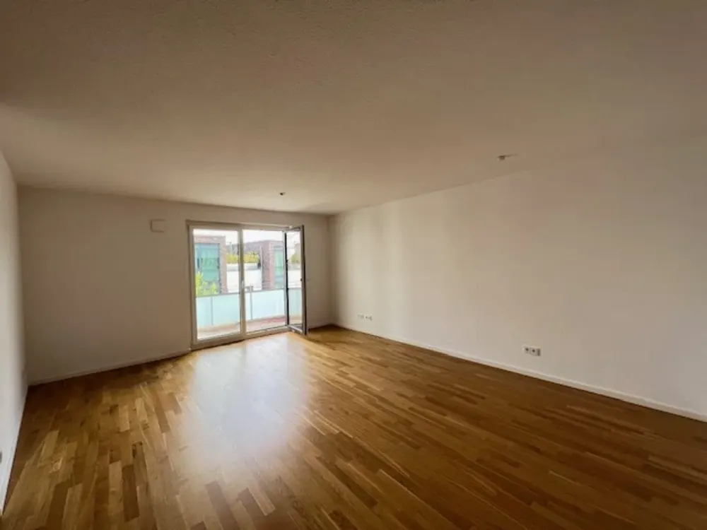 Hoch hinaus wohnen: Stilvolle 3-Zimmer-Wohnung mit Einbauküche in den Glasbläserhöfen