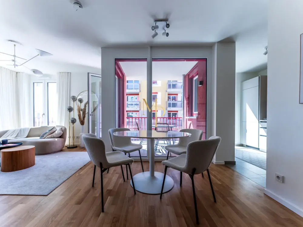 THE ART OF ARRIVING: Furnished 3-Room Apartment with Southwest Balcony