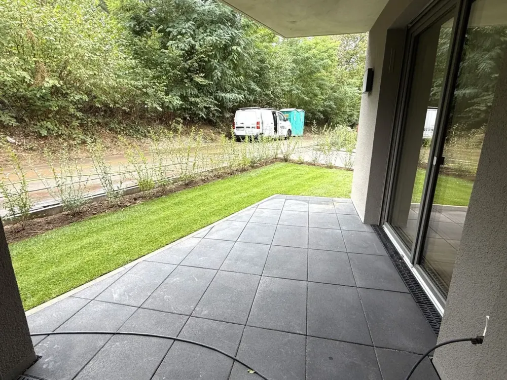 NEUBAU 2-Zimmer-Erdgeschosswohnung mit Terrasse in Köln-Rath