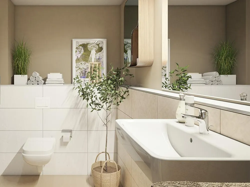 Altersgerechte Wohnung mit Loggia | Barrierearm | Einbauküche | ebenerdige Dusche | TG | Aufzug