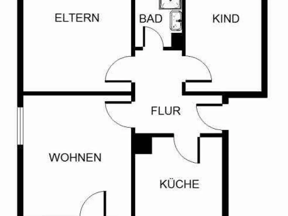 Bezugsfertige 3-Zimmer Wohnung