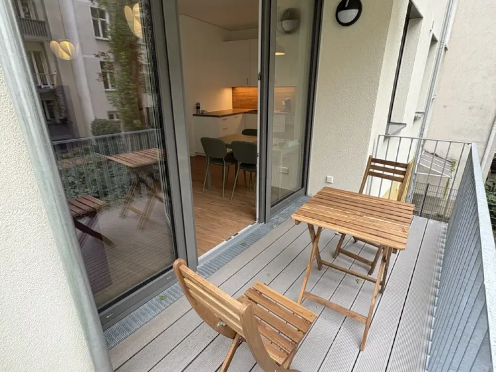 First Occupancy 2026: Stylish, Fully Furnished 2-Room Apartment with Balcony in Berlin (10245)