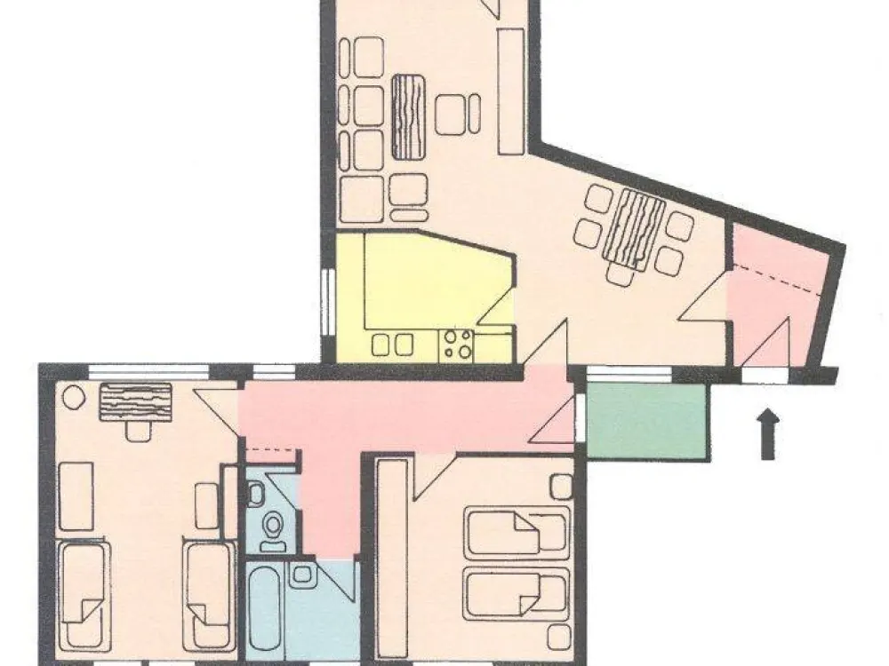 Schicke 3-Zimmer-Wohnung mit Balkon und Blick ins Grüne