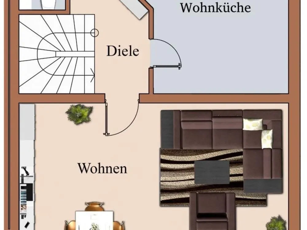 Frisch renovierte 4 Zimmer Wohnung 118 Quadratmeter