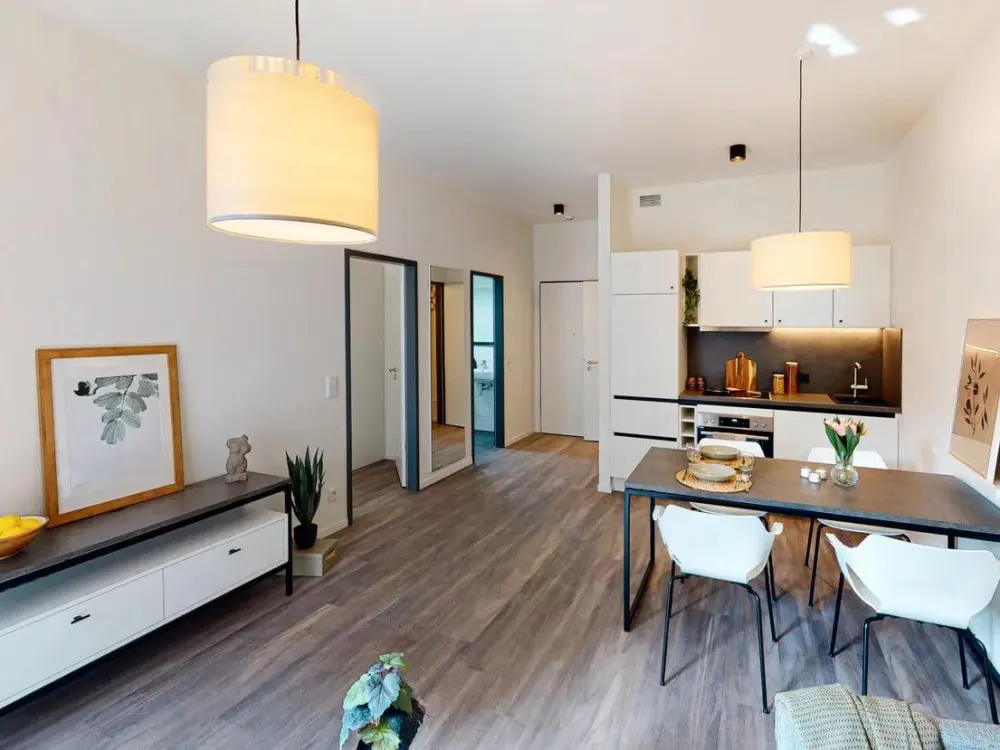 Möblierte 1,5 Zimmer im 7.OG!