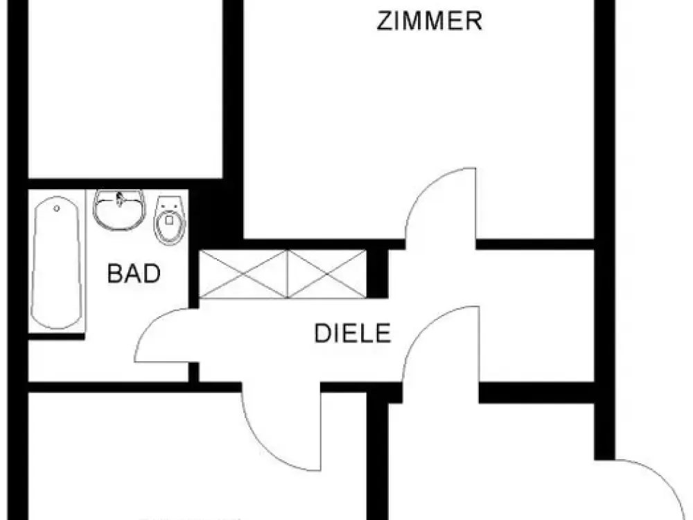 2-Zimmer Wohnung in Laer mit WBS
