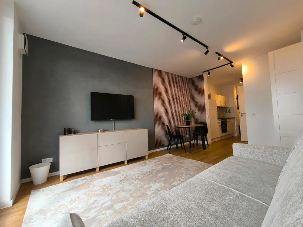 1-Zimmer Wohnung voll möbliert mit Einbauküche