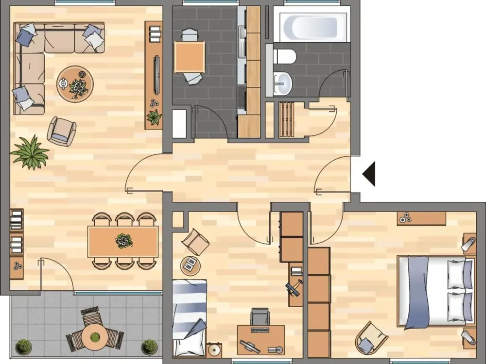 Bright 3-Room Apartment with Balcony in Hagen-Boele! Available from 01.11.26!