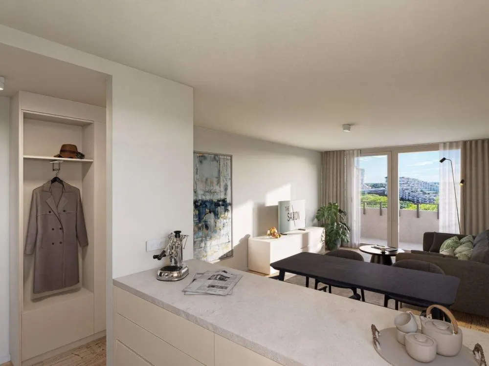 THE SAXXON: The ONE-BEDROOM-SUITE 20% Early Bird Discount for 6 months: € 1.734 warm rent*