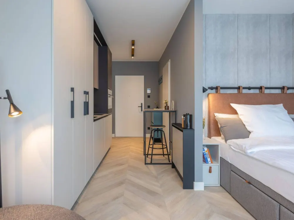 Smart Living! Luxus-Studio mit maßgeschneiderter Möblierung | verfügbar ab sofort!