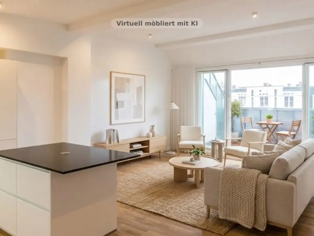 HOMESK - Exklusive Dachgeschoss OHNE Aufzug aber mit großer Dachterrasse und Einbauküche