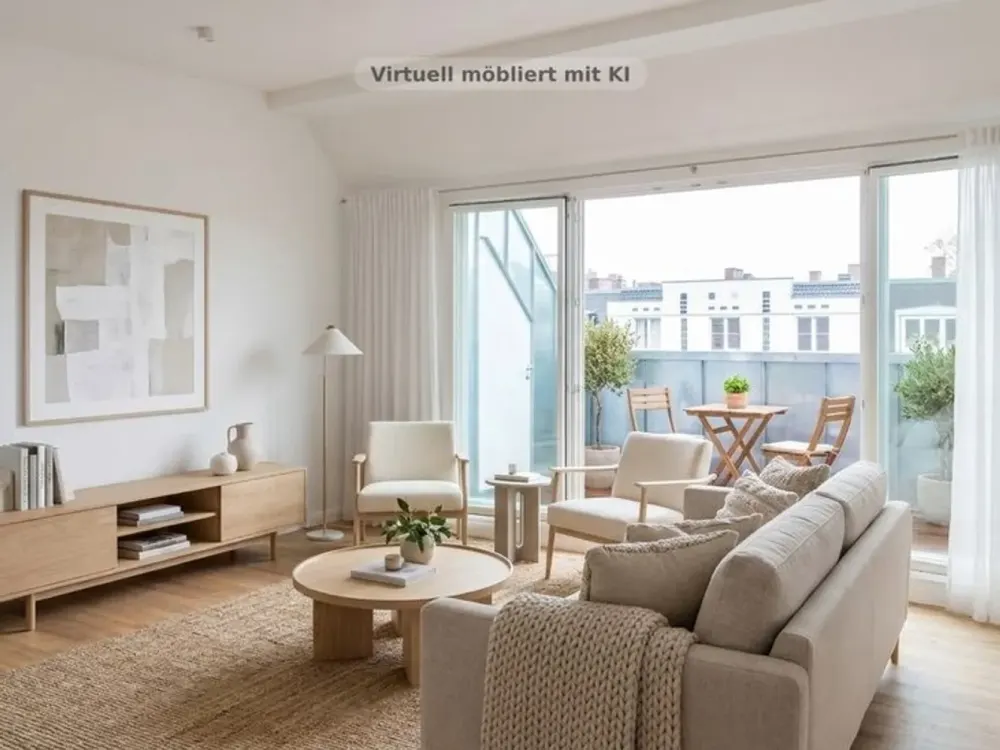 HOMESK - Exklusive Dachgeschoss OHNE Aufzug aber mit großer Dachterrasse und Einbauküche