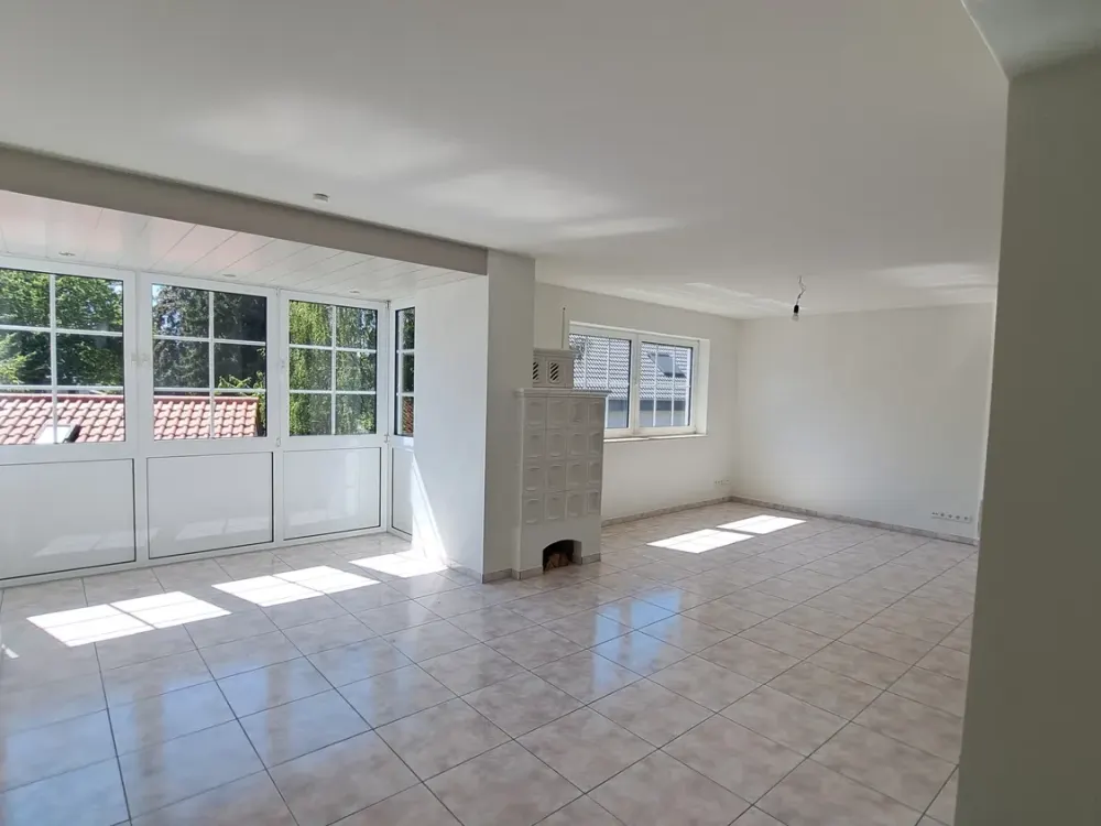 Maisonette 143m² im 2 Fam. Haus in Rödermark: 3 Sonnen-Balkone (O/S/W), Luxus-Bad & neue Heizung