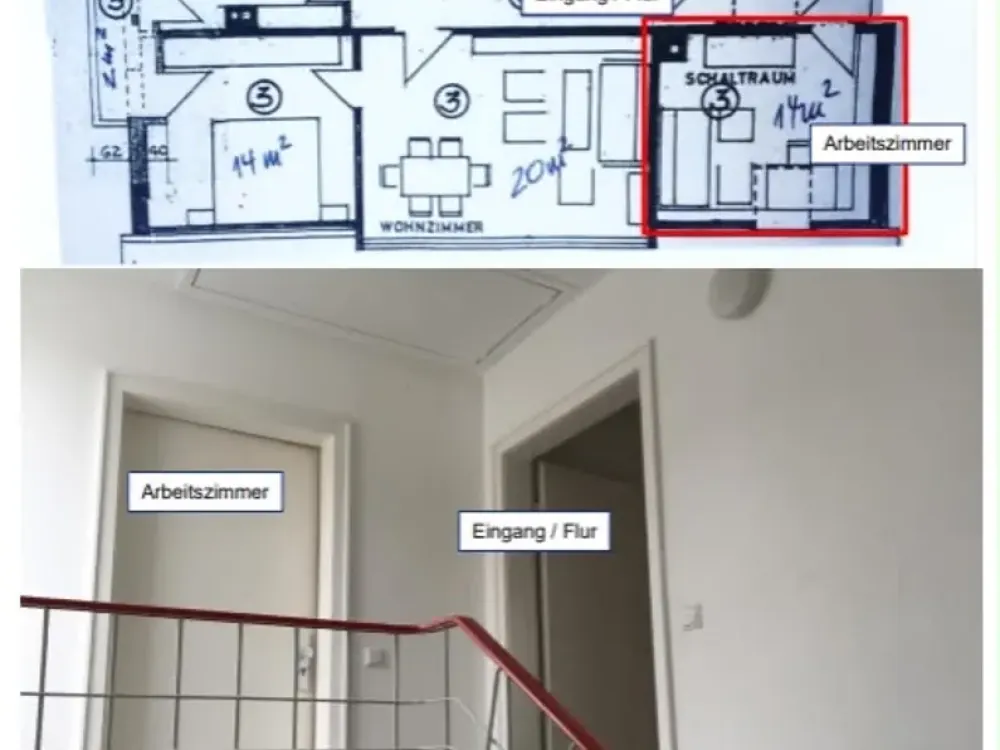 Helle 3 Zimmer DG Wohnung in Stuttgart Sonnenberg