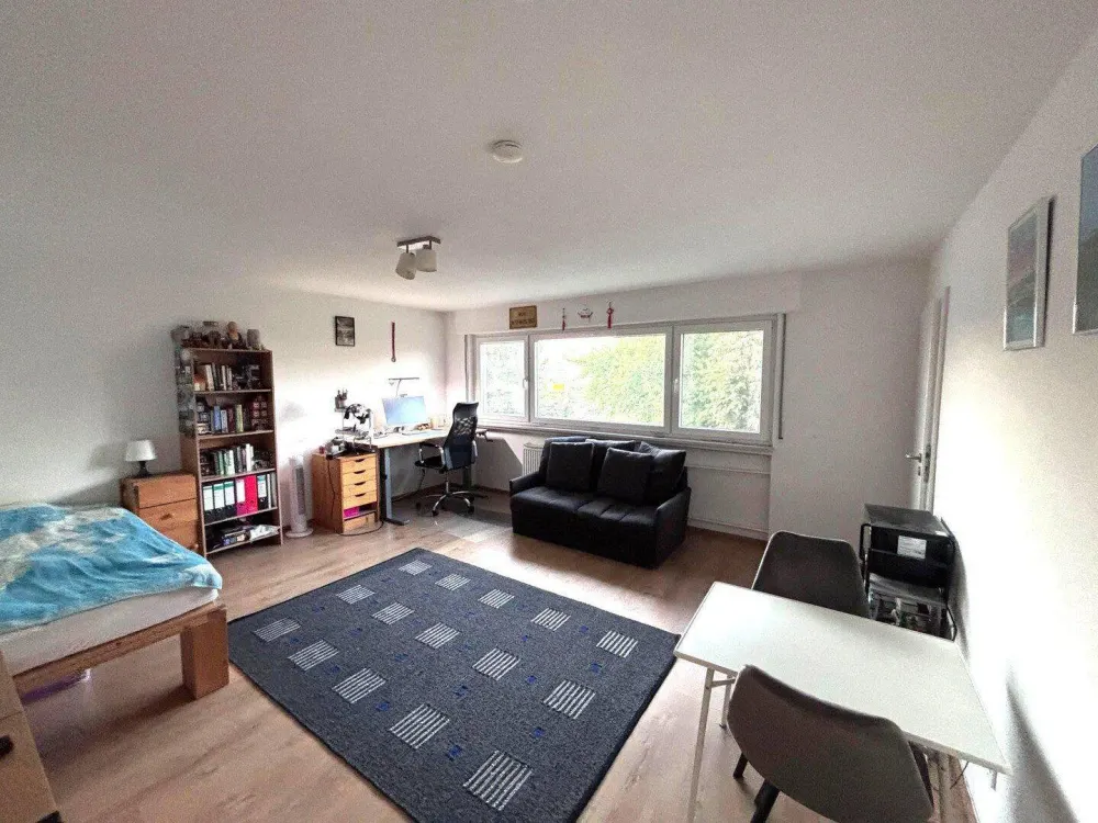 Renovierte 1-Zimmer Wohnung mit Einbauküche, Waschmaschine und Stellplatz