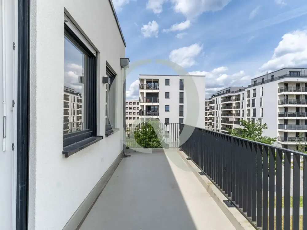 Moderne 2-Zimmer-Wohnung mit großem Balkon, Neubau 2020 in Schönefeld
