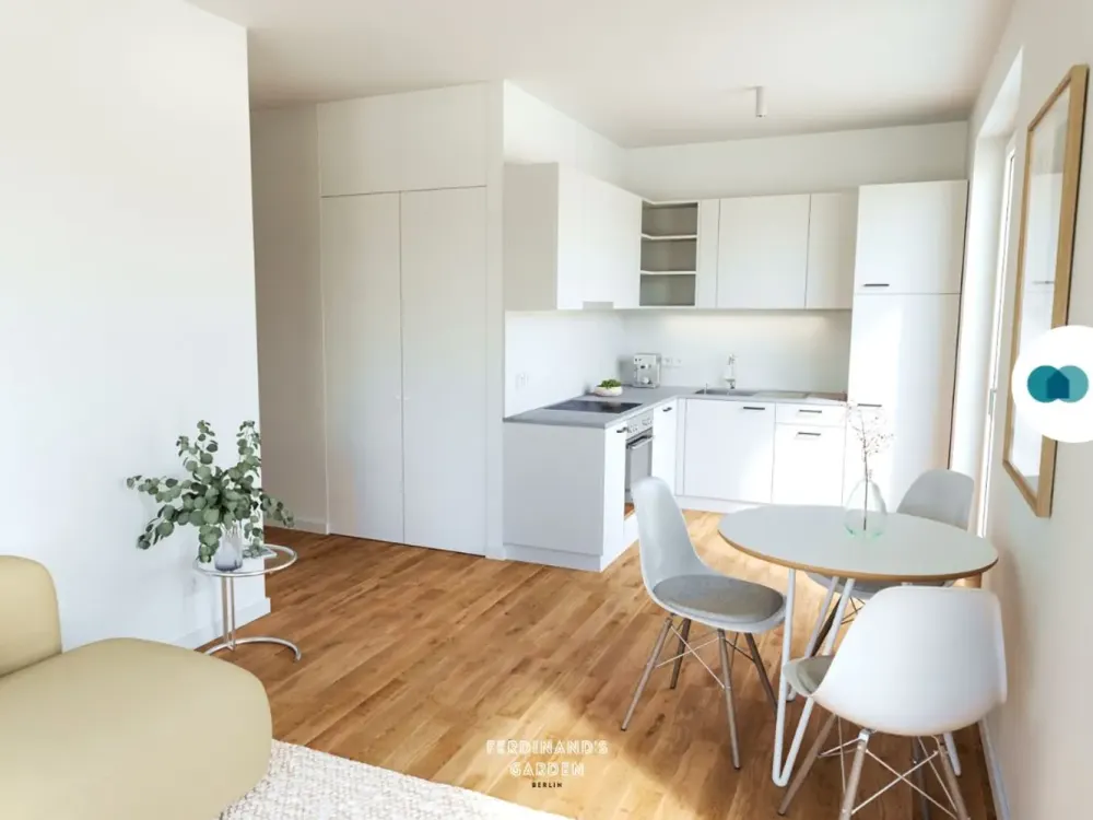 Moderne 2-Zimmer-Wohnung mit 2 BALKONEN und EBK im Projekt 'Ferdinand's Garden'
