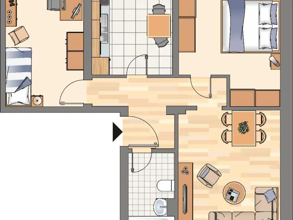 3-Zimmer-Wohnung in Dortmund Kemminghausen (ohne WBS)