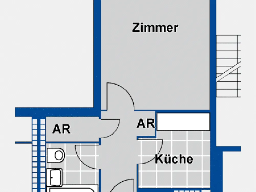 1 - Zimmer Wohnung in Farmsen - Berne zu vermieten