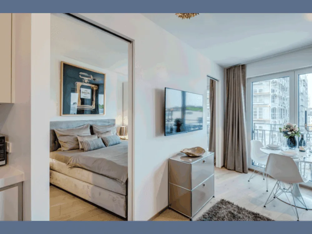 Möbliert: Exclusive möblierte Wohnung MIT DACHTERRASSE