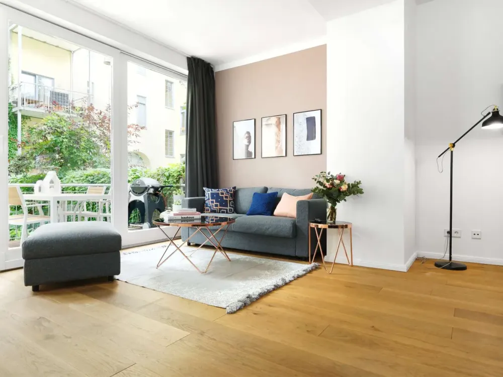 3-Zimmer Luxus-Wellness Loft mit eigener Sauna, Terrasse und Wohnküche am Rosenthaler Platz