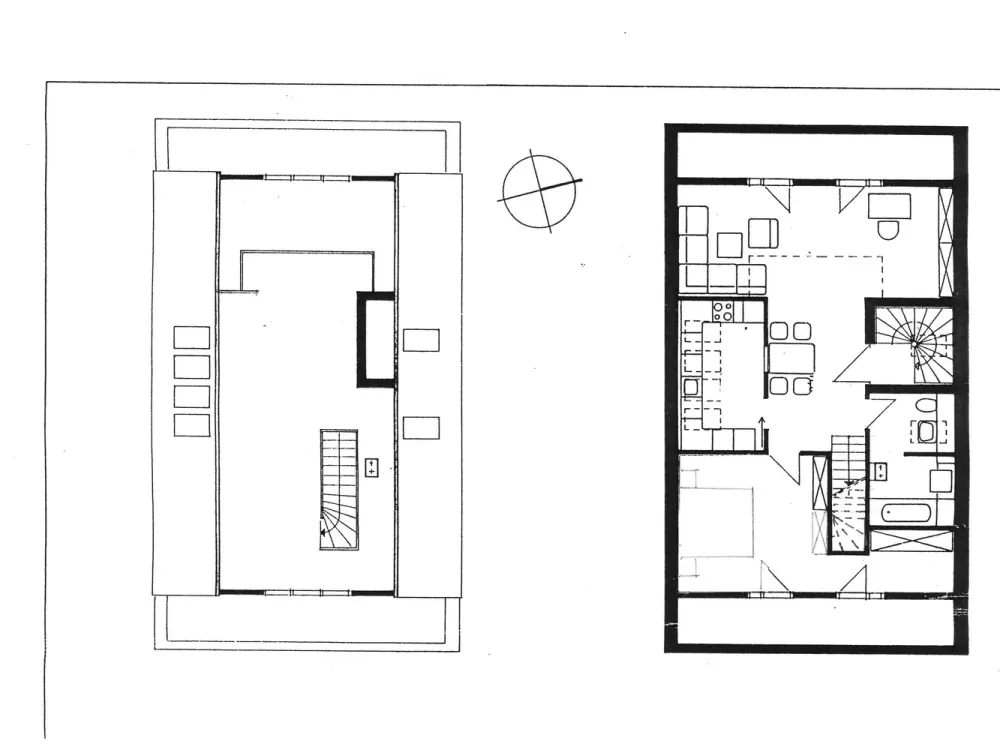 Gepflegte 3-Zimmer Maisonette-Wohnung mit Dachterrassen und Natur pur!