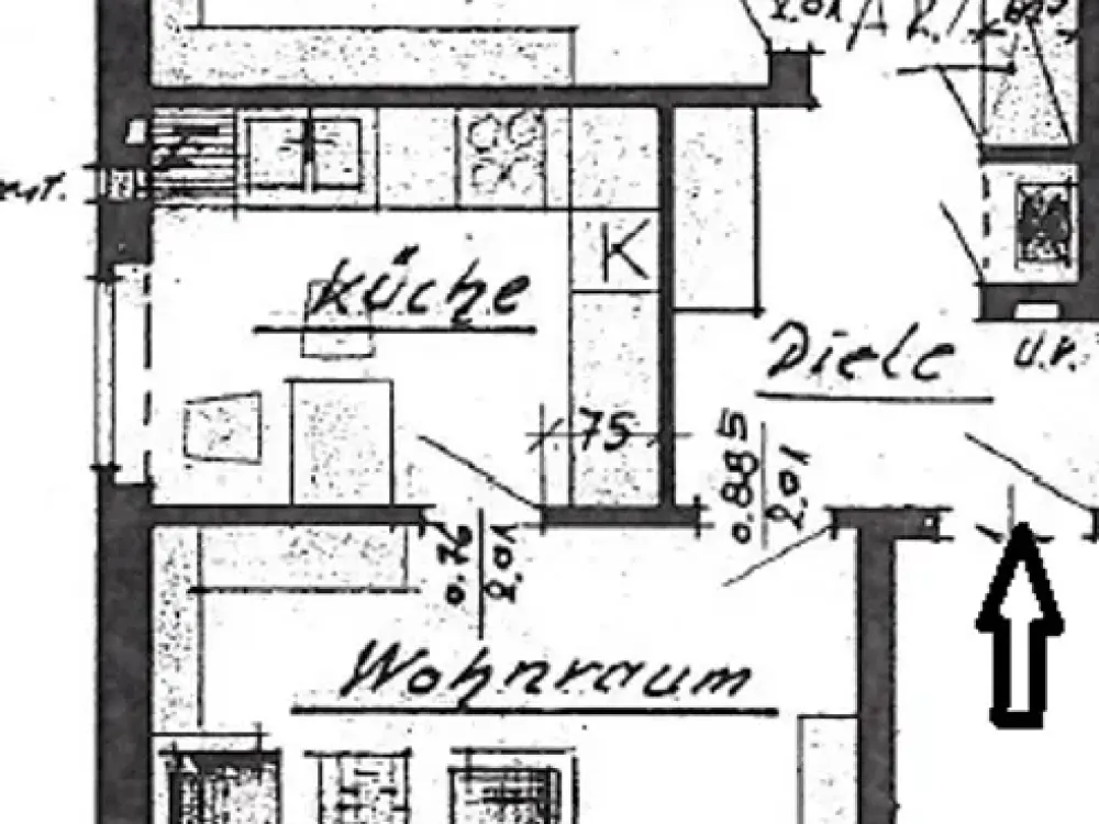 2-Zimmer-Wohnung mit Balkon