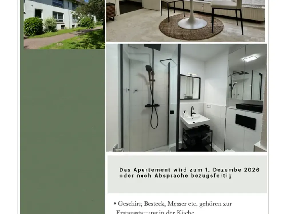 Fully Furnished 1-Room Apartment Hamburg Niendorf/Lokstedt