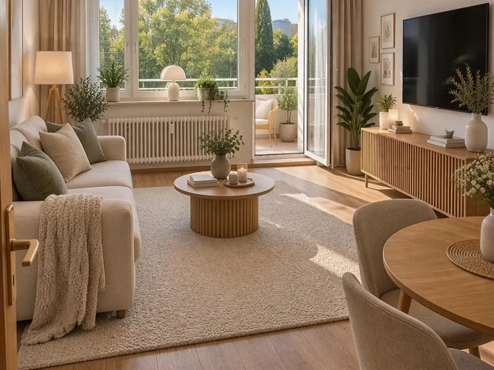 First Occupancy After Complete Renovation: Modern 3-Room Apartment with Balcony