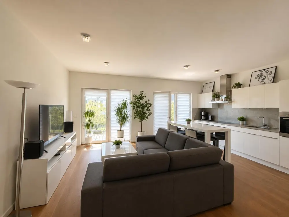 Leben in Grafental! Helle 3 Zimmer Wohnung mit Einbauküche und 2 Balkonen