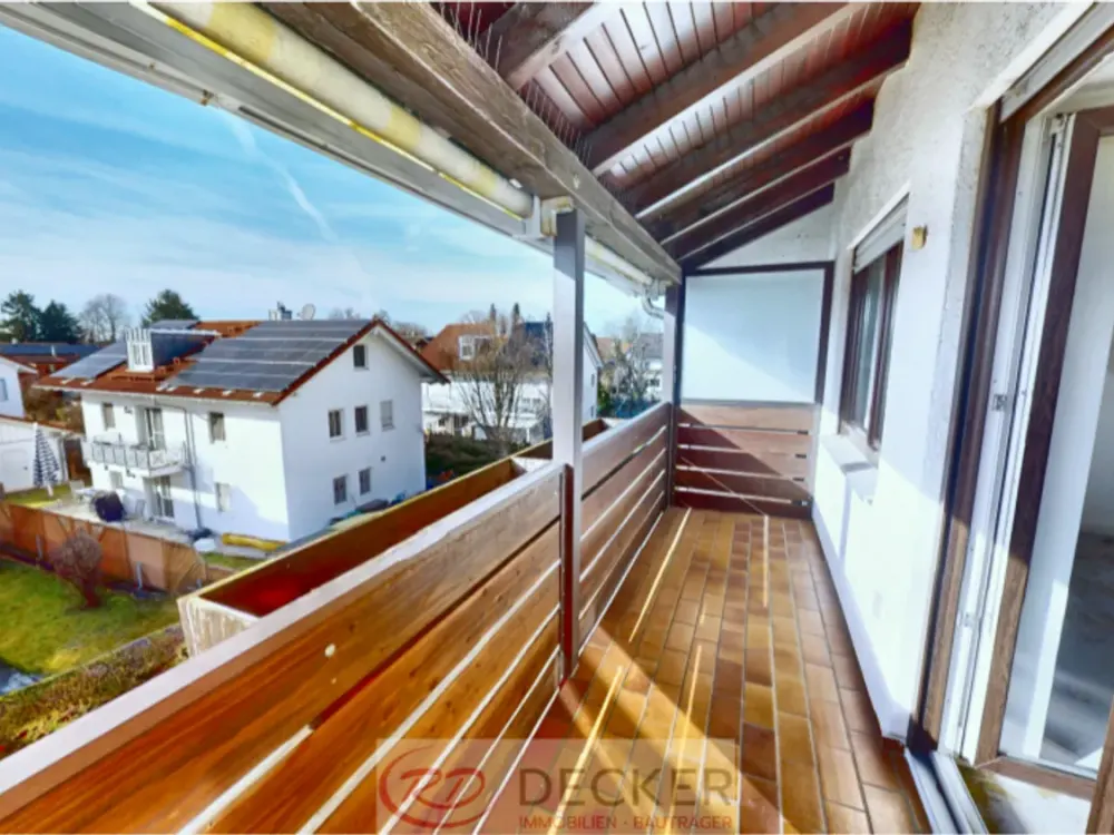 Feierabend in der Sonne: 3 Zimmer, modernisiert, München-nah ++Decker Immobilien++