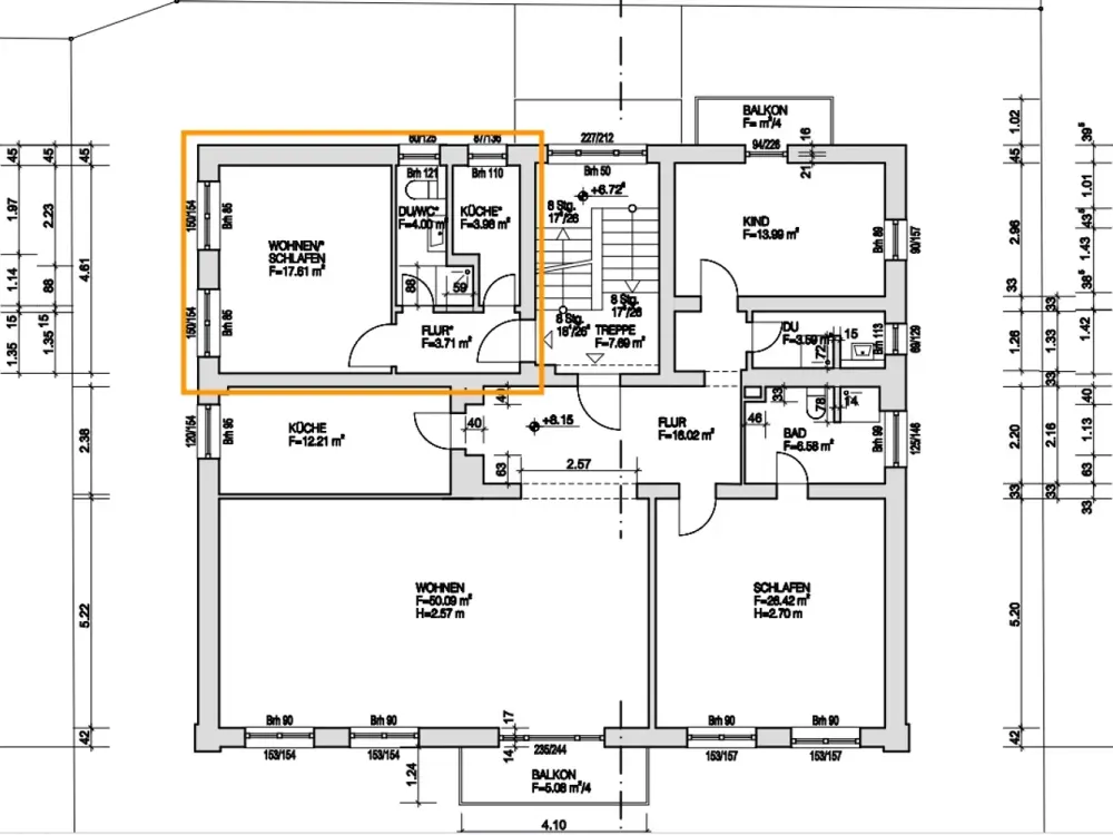 Kompakt, modern, neuwertig: Ein-Zimmer-Wohnung Westend-Süd