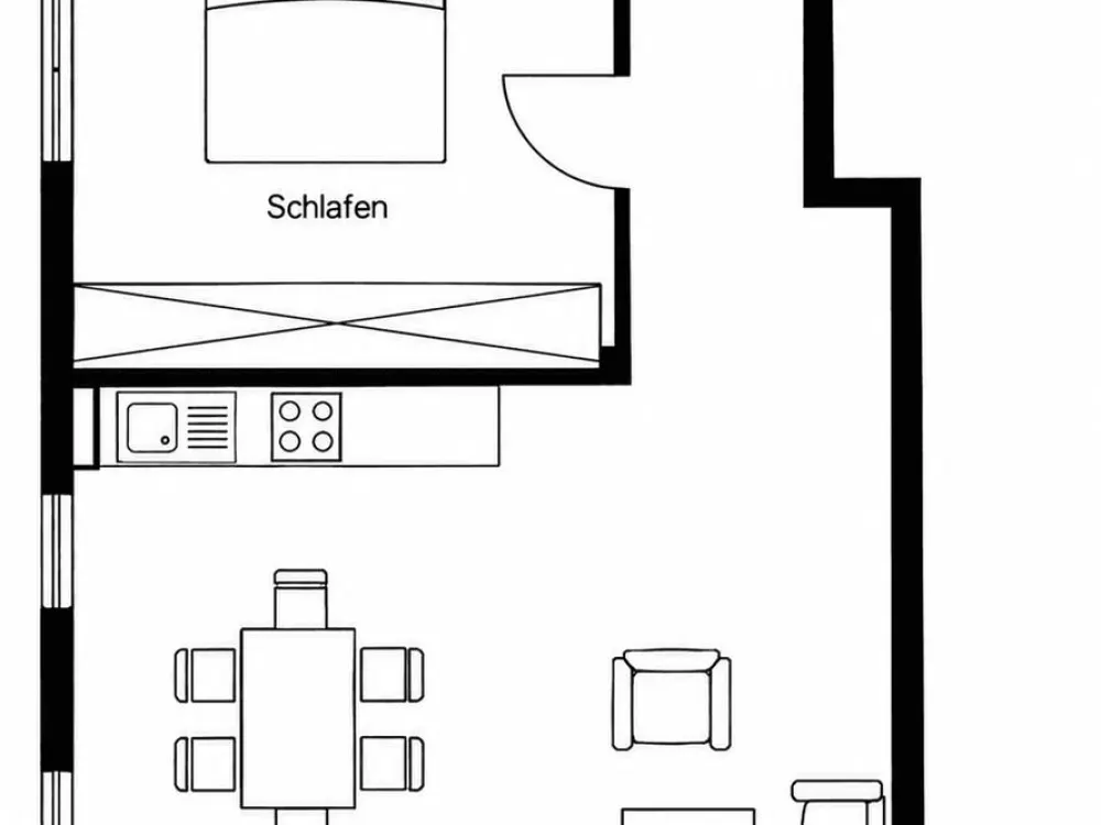 +++ NEUBAU 2024 in St. Arnual +++ 2-Zimmer auf 71 m², Fußbodenheizung, EBK, Balkon