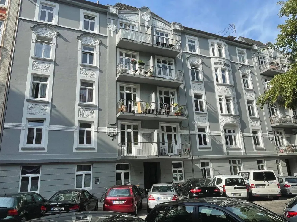 Rotherbaum: 3,5-Zi.-Altbau in Uninähe: Wohnbüro / Praxis / Atelier/ WG möglich